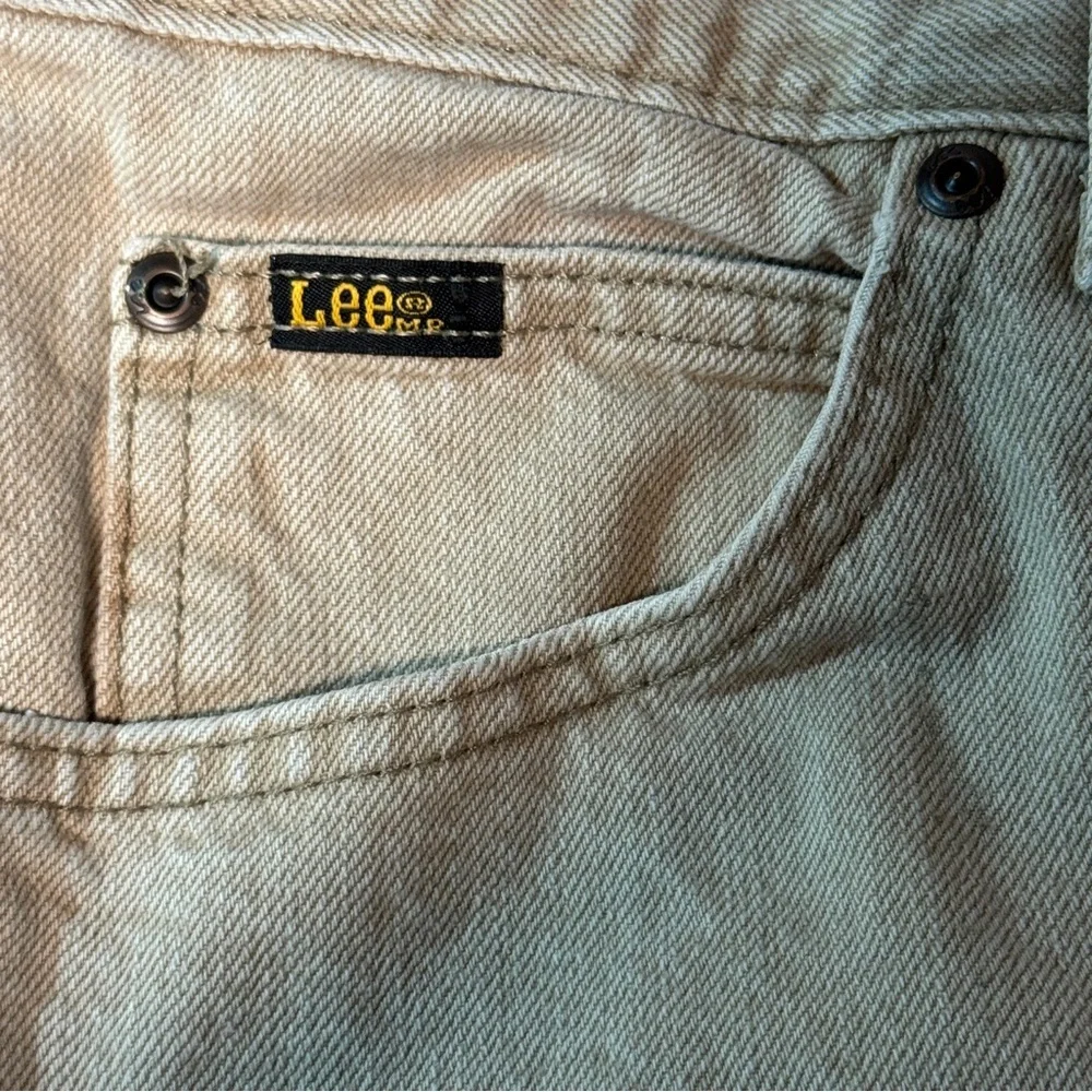 LEE Regular Fit Straight Leg Dune (Tan / Sand) Wash Denim Jeans Size 34 x 34